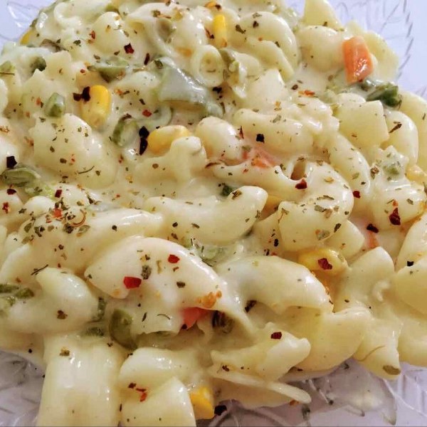 Cheese Tandoori Pasta (White)
