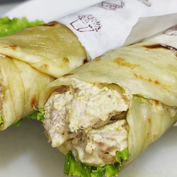Chicken Malai Afgani Roll